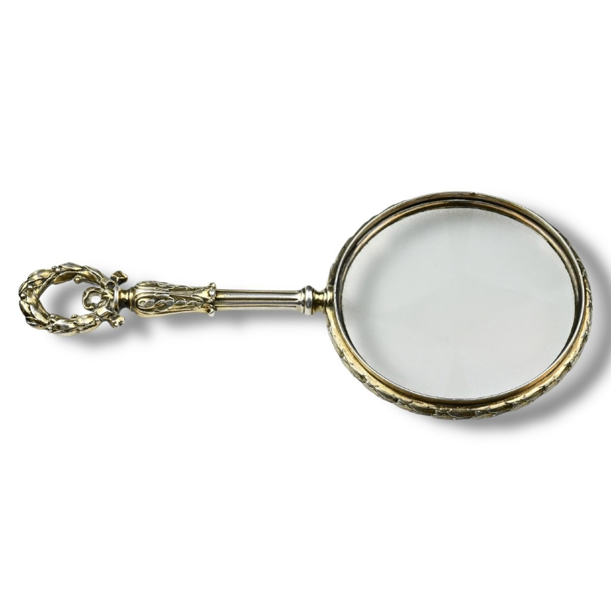 Lentille grossissante avec pièces en Argent 950 - France 1838-photo-3